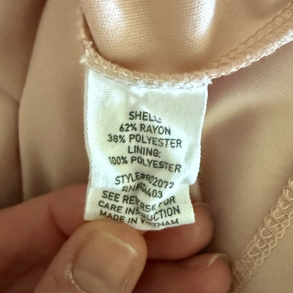 August Sky Smocked Floral Light Pink Midi Dress with Ruffle Sleeves - Picture 4 of 5